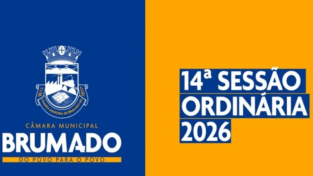 AO VIVO: 14ª Sessão Ordinária da Câmara de Vereadores de Brumado