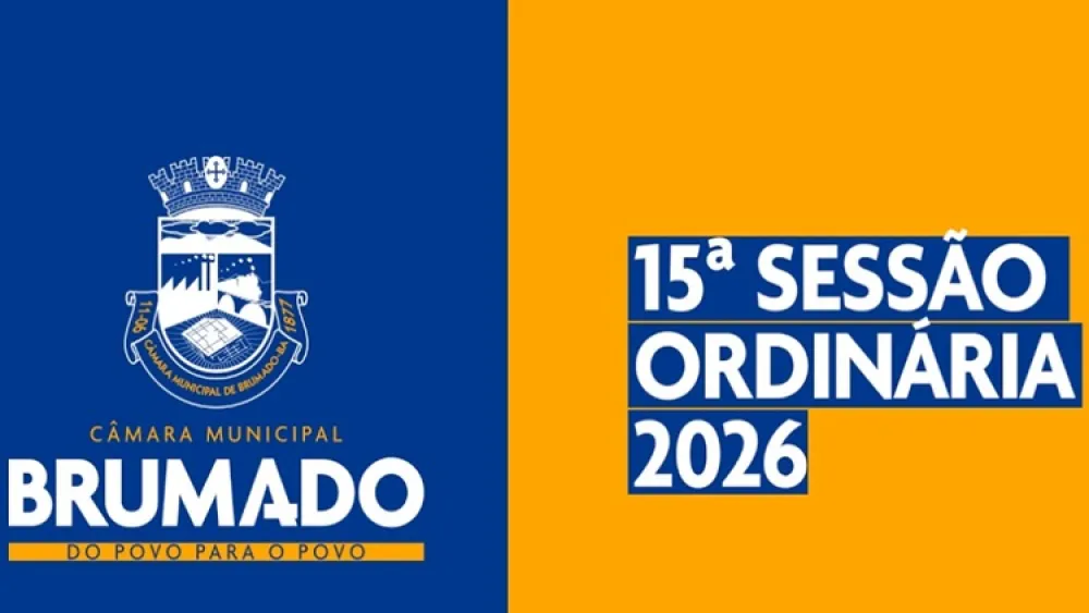 AO VIVO: 15ª Sessão Ordinária da Câmara de Vereadores de Brumado