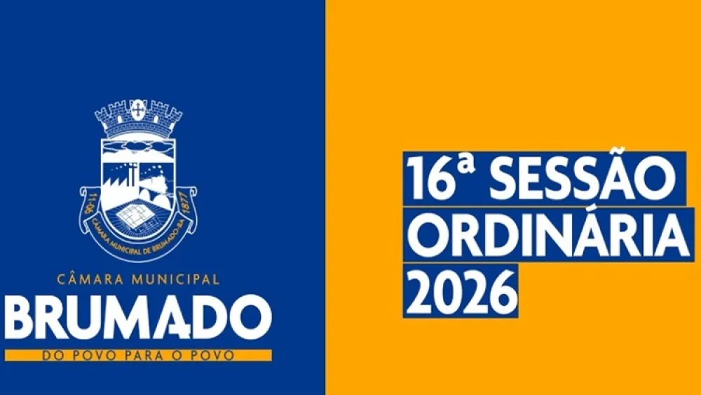AO VIVO: 16ª Sessão Ordinária da Câmara de Vereadores de Brumado