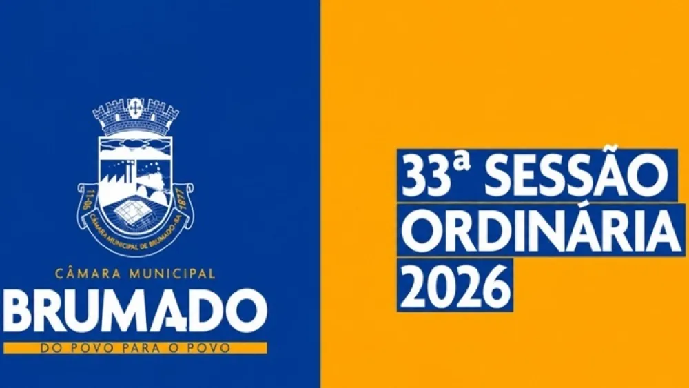 AO VIVO: 33ª Sessão Ordinária da Câmara de Vereadores de Brumado