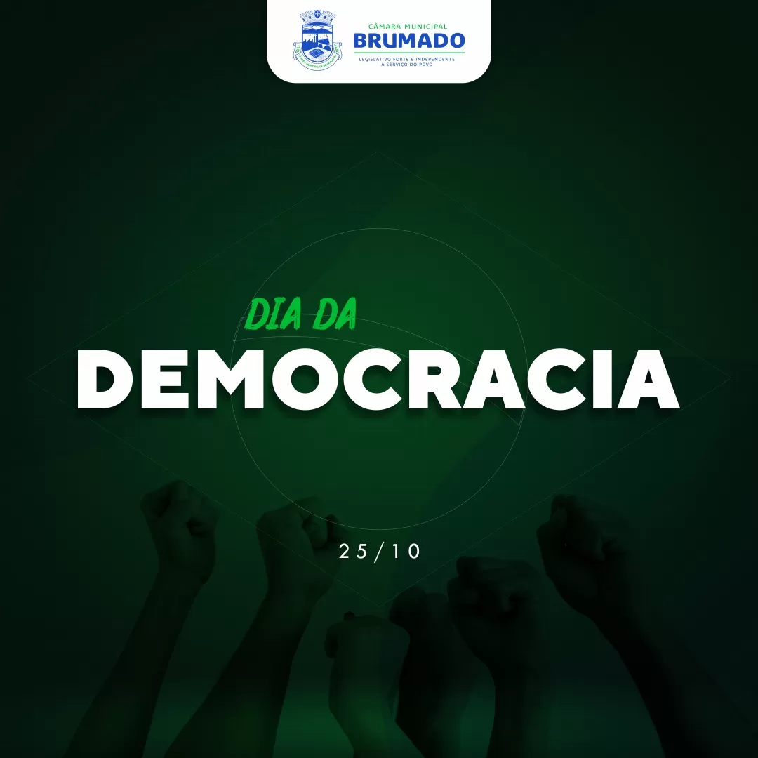 25 de outubro: Dia Nacional da Democracia